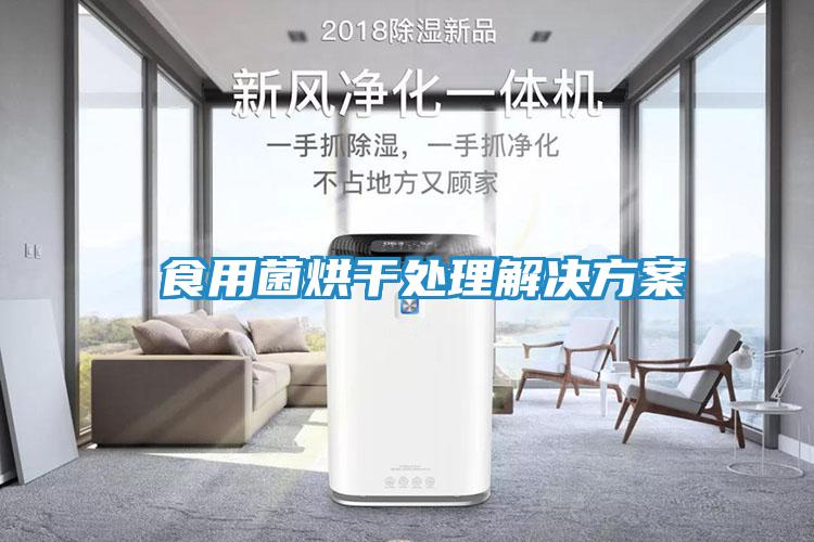 食用菌烘干處理解決方案