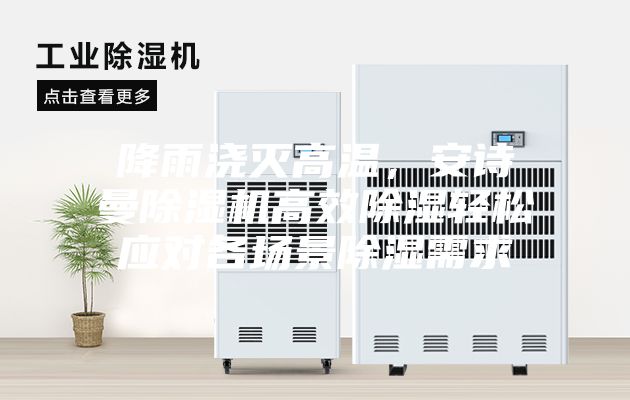 降雨澆滅高溫，安詩曼除濕機高效除濕輕松應對各場景除濕需求