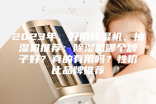2023年，好用除濕機、抽濕機推薦：除濕機哪個牌子好？真的有用嗎？性價比品牌推薦