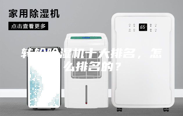 轉(zhuǎn)輪除濕機(jī)十大排名，怎么排名的？