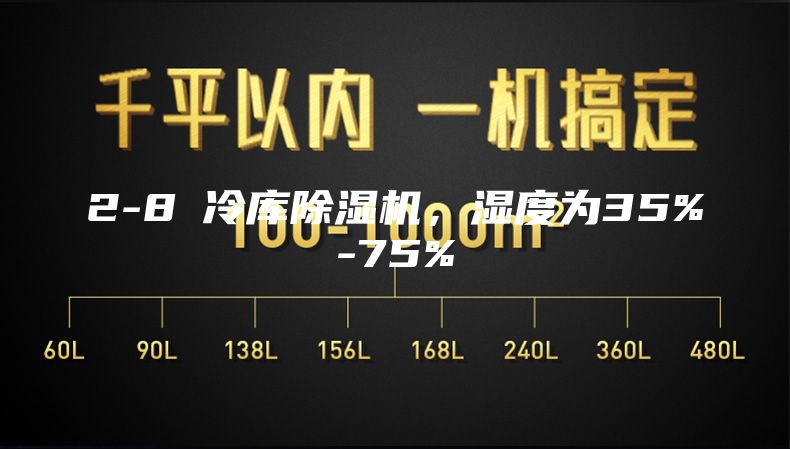 2-8℃冷庫除濕機,濕度為35%-75%
