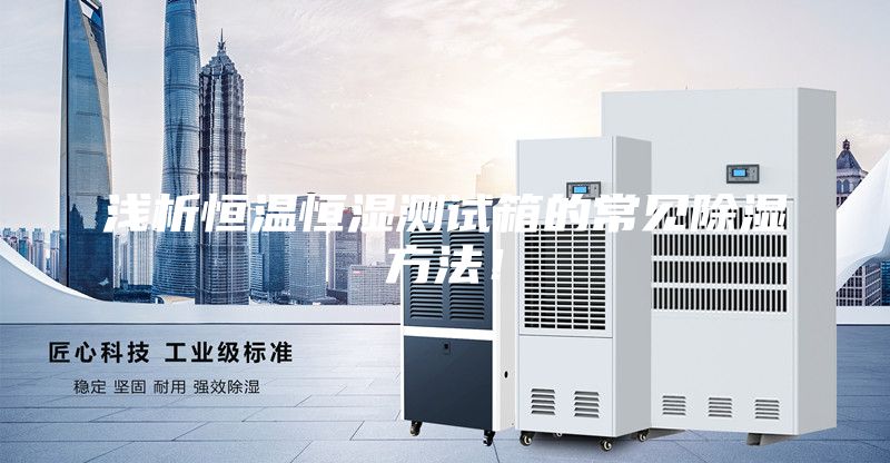 淺析恒溫恒濕測(cè)試箱的常見除濕方法！