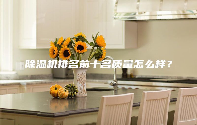 除濕機排名前十名質量怎么樣？