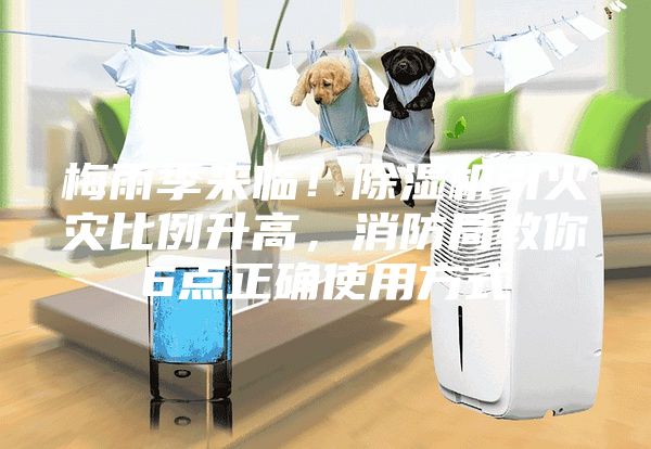 梅雨季來臨！除濕機引火災比例升高，消防局教你6點正確使用方式