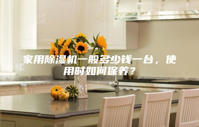 家用除濕機一般多少錢一臺，使用時如何保養？