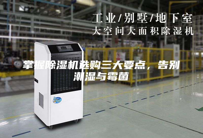 掌握除濕機選購三大要點，告別潮濕與霉菌