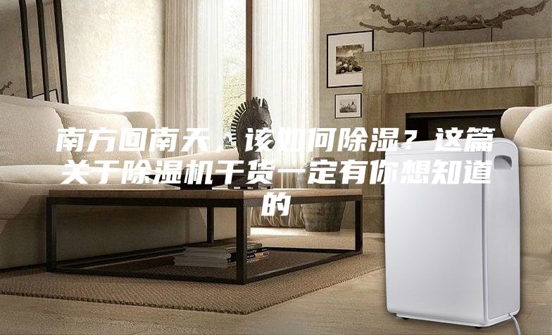 南方回南天，該如何除濕？這篇關(guān)于除濕機干貨一定有你想知道的