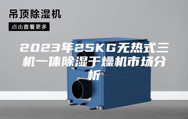 2023年25KG無熱式三機(jī)一體除濕干燥機(jī)市場分析