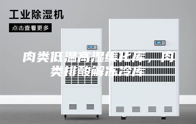 肉類低溫高濕緩化庫，肉類排酸解凍冷庫