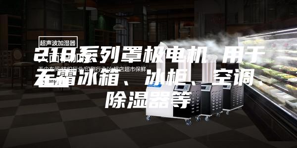 218系列罩極電機 用于無霜冰箱、冰柜、空調、除濕器等